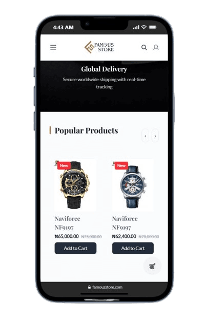 Famous Store E-Commerce Platform